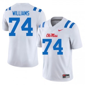 #74 Ben Williams White Rebels Top-Tier Men Player Football Jersey - Elite-Level Performance 89572634