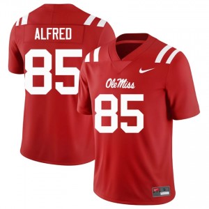 Premium Red #85 Isaiah Spencer Miss Rebels Men College Football Jersey - Pro-Grade Gamewear 20031157