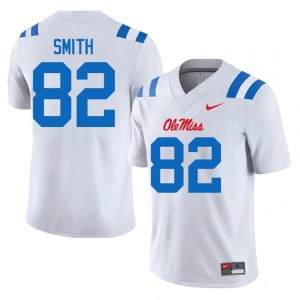 #82 Michael Smith White Rebels Top-Tier Men Player Football Jersey - Elite-Level Performance 13177179