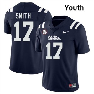 Maealiuaki Smith Pro-Level Navy #17 Rebels Youth Player Football Jersey - Top-Tier Gear 28840843