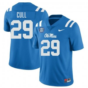 Premium Powder Blue #29 Nick Cull University of Mississippi Men High School Football Jersey - Pro-Grade Gamewear 36028520