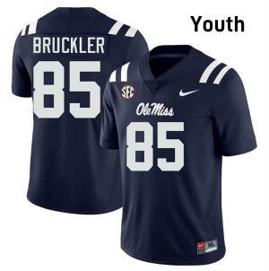 Trace Bruckler Pro-Level Navy #85 Rebels Youth Player Football Jersey - Top-Tier Gear 15502739