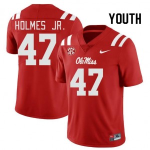 #47 DeeJay Holmes Jr. Red Rebels Top-Tier Youth Player Football Jersey - Elite-Level Performance 75985325