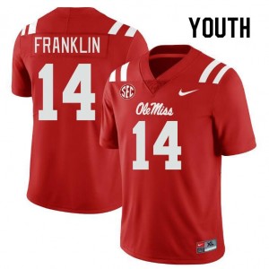#14 Kam Franklin Red Rebels Top-Tier Youth Player Football Jersey - Elite-Level Performance 84676424